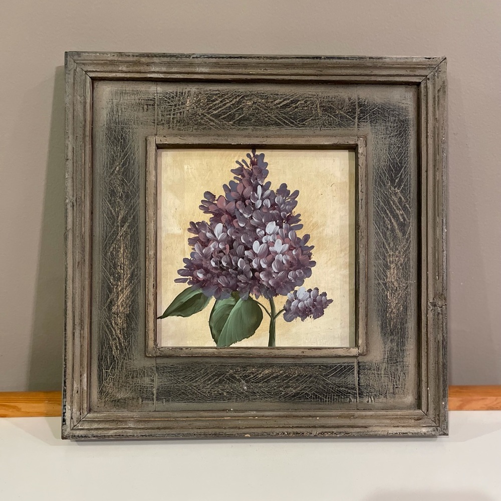 Purple floral picture